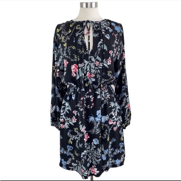 PARKER Floral Peasant Long Sleeve Dress size M - Picture 11 of 12